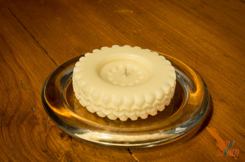 Individual Tyre Candle - Creamy Vanilla (x4)