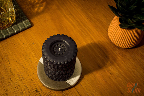 Off Road Tyre Stack Candle - Dark Opium