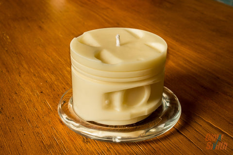 Engine Piston Candle - Creamy Vanilla