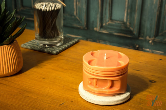 car gift mechanic candle