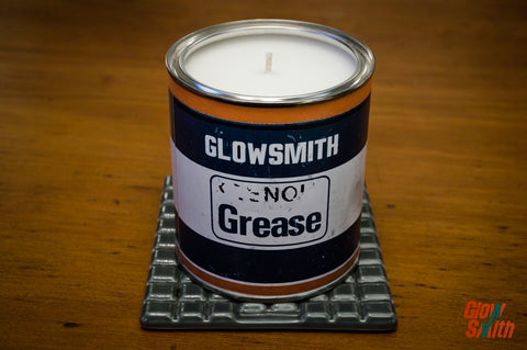 Large Grease Tin Candle - Fresh Linen