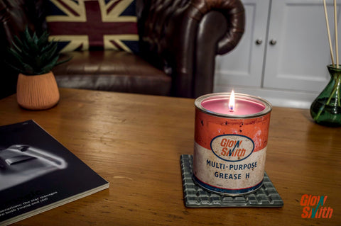 Large Grease Tin Candle - Sweet Pomegranate