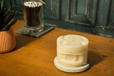 Engine Piston Candle - Fresh Linen