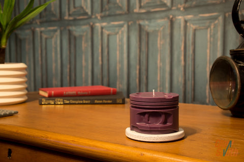 Engine Piston Candle - Sweet Pomegranate