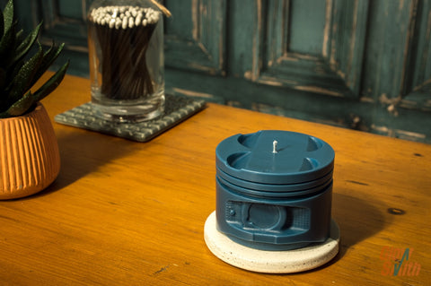 Engine Piston Candle - Fresh Pine