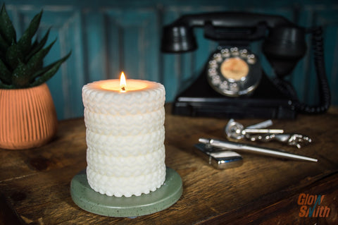 Off Road Tyre Stack Candle - Fresh Linen