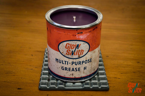 Large Grease Tin Candle - Sweet Pomegranate